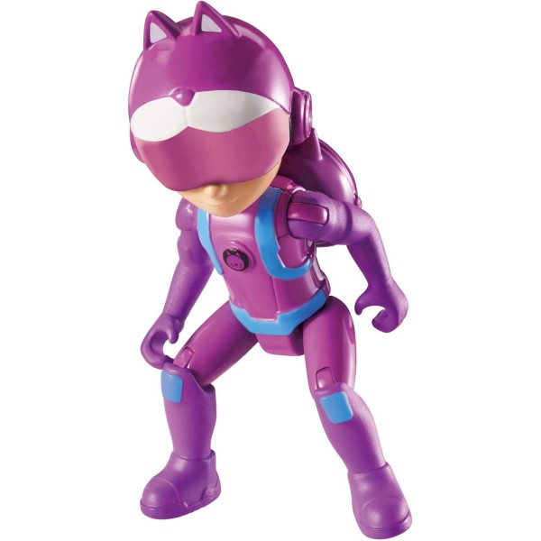 Giochi Preziosi Petronix Defender - Emma and Kitt - 오토바이 및 탈착식 배낭이 포함된 10가지 임무 장난감 액션 피규어 7cm 3세 이상 어린이를 위한 변형 가능한 슈퍼 히어로
