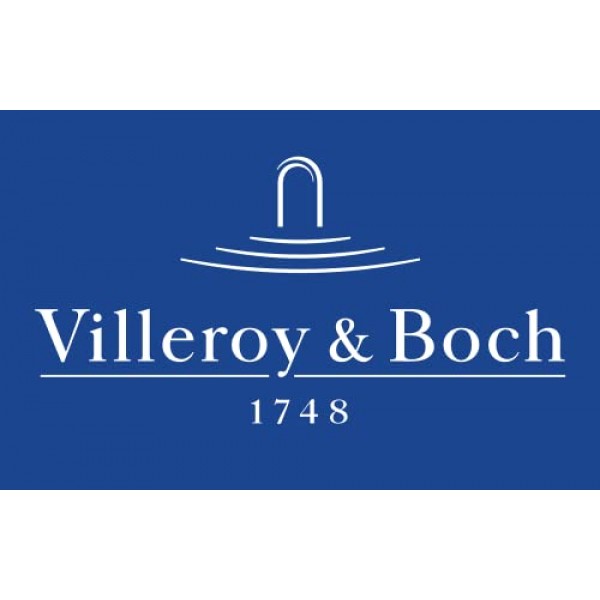 Villeroy & Boch Casale 블루 티 컵 받침, 6.25인치, 화이트/블루