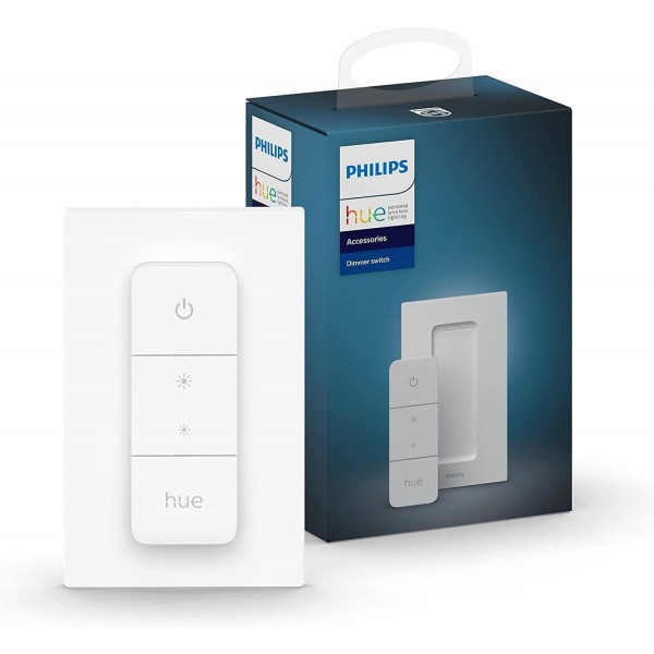 Philips Hue White Ambiance E14 램프 단일 팩 320lm, 디머블 및 디머 스위치, 액세서리 시스템, 설치 없이 무선 디밍, 조명 장면 검색