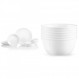 Corelle Vitrelle 6개 식기 세트용 18피스 서비스, 윈터 프로스트 화이트 & Vitrelle 28온스 수프/시리얼 그릇 6개 세트, 칩 & 균열 방지 식기 그릇, 윈터 프로스트 화이트