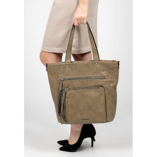 SURI FREY Shopper Lotty 13264 여성 핸드백 유니 원 사이즈 카키 910
