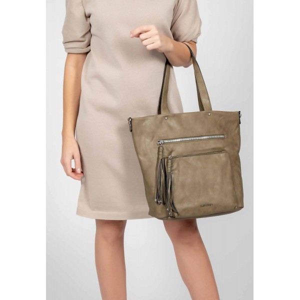 SURI FREY Shopper Lotty 13264 여성 핸드백 유니 원 사이즈 카키 910