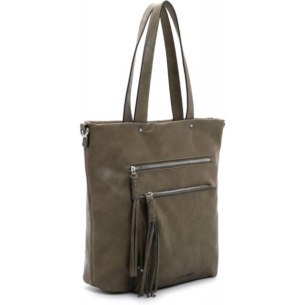 SURI FREY Shopper Lotty 13264 여성 핸드백 유니 원 사이즈 카키 910