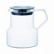 KINTO CAST 23088 원터치 찻주전자, 23.7 fl oz(700 ml), 내열 유리, 홍차, 전자레인지 및 식기세척기 사용 가능