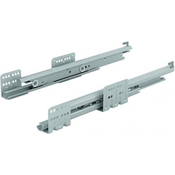 Hettich 924093 ArciTech 풀 익스텐션 Actro Silent 19mm NL 350mm 40kg 왼쪽/오른쪽 눌러서 열기, 적재 용량: 40kg, 300mm