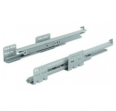 Hettich 924093 ArciTech 풀 익스텐션 Actro Silent 19mm NL 350mm 40kg 왼쪽/오른쪽 눌러서 열기, 적재 용량: 40kg, 300mm