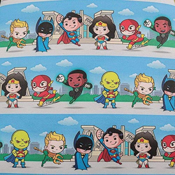 Loungefly DC Superheroes 치비 라인업 미니 백팩
