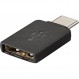 Plantronics 209505 - 01 USB Type C USB Type 검정색 어댑터 케이블 - 케이블용 어댑터(USB Type C, USB Type A, 수/암, 검정색)