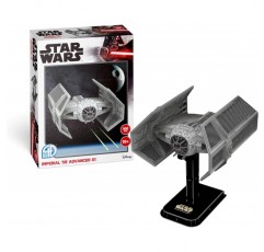 Revell Star Wars 카드보드 모델 키트 I Imperial TIE Advanced X1의 상세한 모델 키트 I 남녀노소용 I 스타워즈 팬을 위한 160개의 부품 I I 모든 경우에 이상적인 선물 아이디어