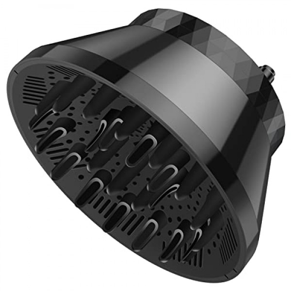 Segbeauty 범용 접이식 헤어 디퓨저, 여행용 접이식 조절 가능한 살롱 빠른 건조 블로우 건조기 디퓨저 부착물 두꺼운 물결 모양의 곱슬 머리에 적합한 휴대용 대부분의 