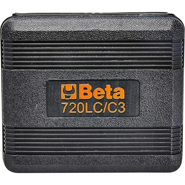Beta 720LC/C3 임팩트 소켓 렌치 세트, 소켓 렌치 세트(3피스 공구 세트, 휠 너트용 폴리머 인서트 포함, 플라스틱 케이스, 크기: 17, 19 및 21mm), 다색