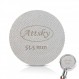 Attsky 53.5mm 에스프레소 퍽 스크린, 54mm 포터필터 필터 바구니용 에스프레소 필터, 1.7mm 두께 150μm 316 스테인레스 스틸의 재사용 가능한 에스프레소 스크린