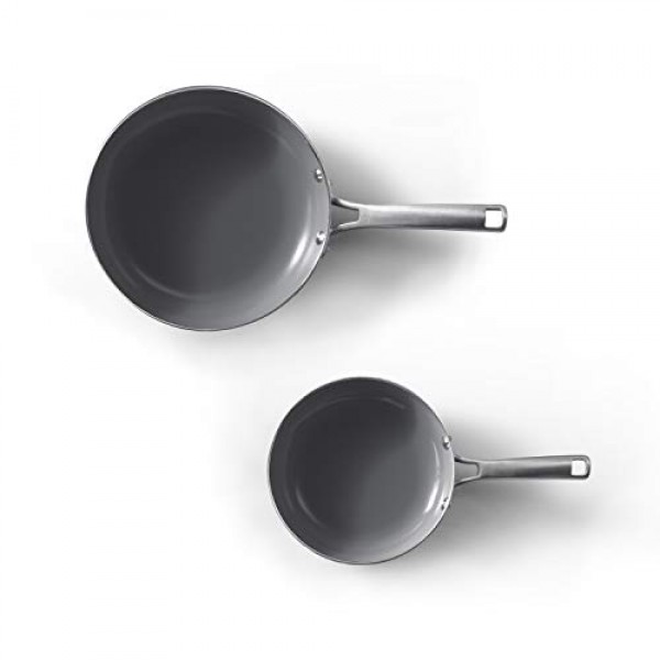 Calphalon Classic 오일 주입 세라믹, PTFE 및 PFOA 없음, 2피스 프라이팬 콤보