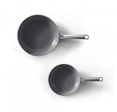 Calphalon Classic 오일 주입 세라믹, PTFE 및 PFOA 없음, 2피스 프라이팬 콤보