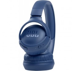 JBL Tune 510BT - 파란색 블루투스 오버이어 헤드폰 - 핸즈프리 기능이 있는 접이식 헤드폰 - 음성 어시스턴트와 호환 가능 - 최대 40시간의 긴 실행 시간 Blue Single