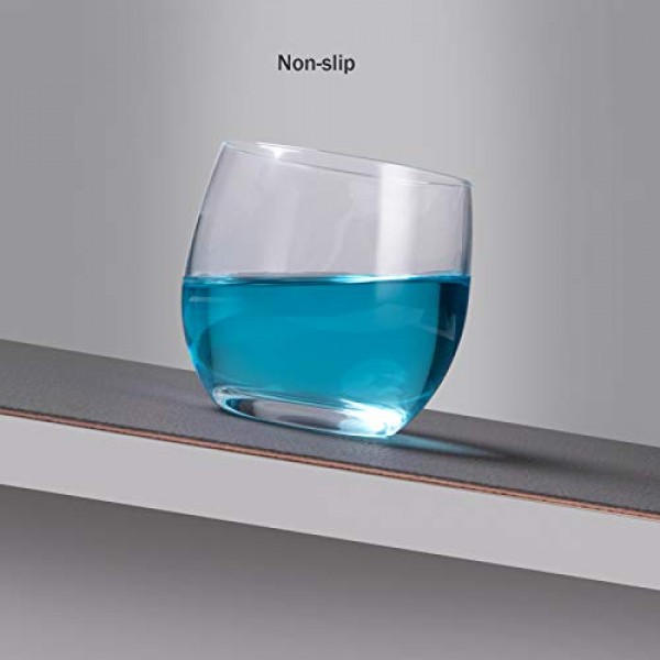 Myir JUN 플레이스매트, 양면 플레이스매트 방수 인조 가죽 플레이스매트 4개 세트 플레이스 매트 및 컵받침 식탁용 미끄럼 방지 세탁 가능 테이블 매트(회색 녹색, 4개 