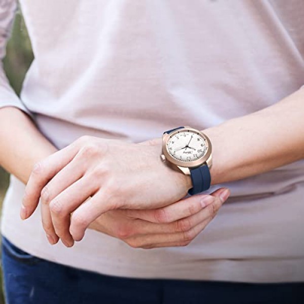 마그네틱 시계 밴드 16mm 18mm 19mm 20mm 22mm - 퀵 릴리스 - 남성 여성을 위한 피부 친화적인 부드러운 실리콘 스포츠 시계 밴드, 자기 접이식 걸쇠 실리콘 스트랩