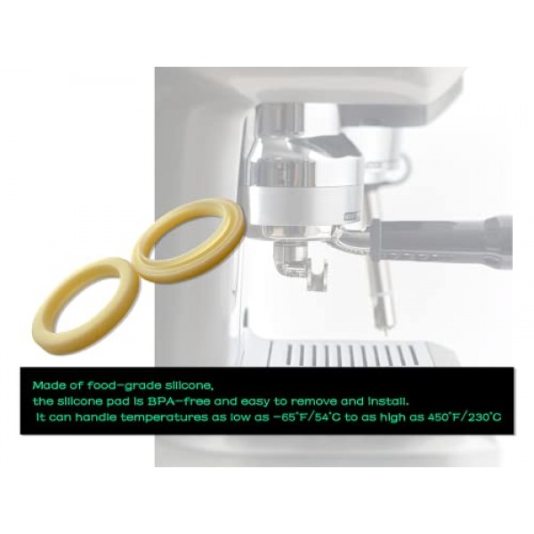 54mm 실리콘 스팀 링, Breville 에스프레소 머신 용 그룹 헤드 가스켓 교체 부품 878/870/860/840/810/500/450/ Sage 500/870/875/880/810/878 (2 팩)