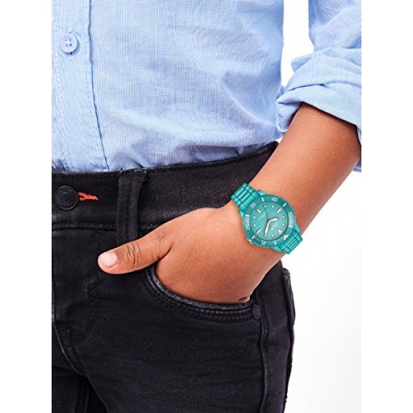 s.Oliver Time 남녀공용 쿼츠 시계, 실리콘 밴드 포함, 어린이 또는 여성용 XS 사이즈