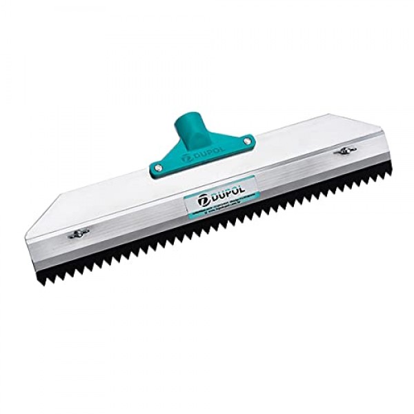 에폭시 바닥 스퀴지 - 노치 스퀴지 16인치는 에폭시, 우레탄, 시멘트 셀프 레벨링과 같은 무거운 코팅을 적용하는 데 사용됩니다. 에폭시 바닥재를 적용하는 데 가장 