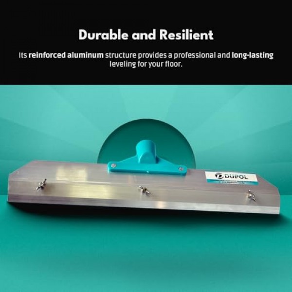 에폭시 바닥 스퀴지 - 노치 스퀴지 16인치는 에폭시, 우레탄, 시멘트 셀프 레벨링과 같은 무거운 코팅을 적용하는 데 사용됩니다. 에폭시 바닥재를 적용하는 데 가장 