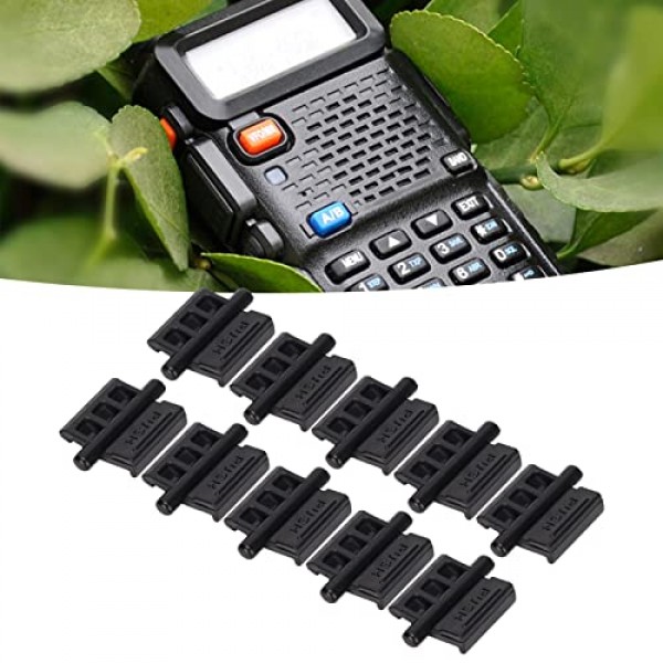 PUSOKEI 10pcs 워키 토키 푸시 버튼 배터리 잠금 장치 UV-5R Uv 5R UV-5RA UV-5RE BF-F8HP, 배터리 잠금 장치