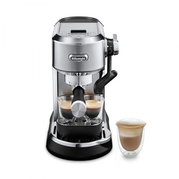 De'Longhi EC950M Dedica Maestro Plus 에스프레소 머신(자동 스팀 완드 포함), 스테인리스 스틸