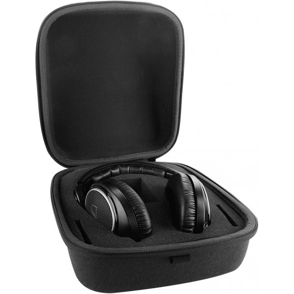 Senheiser HD599, HD598CS, HD280PRO, HD650, AKG K361, K371, K167, K540, DT880pro, DT990 보호 케이스, 하드 캐리 케이스와 호환되는 GEEKRIA 헤드폰 케이스 블랙 지퍼