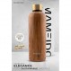 MAMEIDO 스테인리스 물병 750ml 오크우드 골드 - 누수 방지 보온병, 물병 BPA free, 진공 플라스크, 마시는 병 스테인리스 커피 & 차