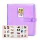 Fujifilm Instax Mini 카메라용 640 포켓 사진 앨범, 폴라로이드용 사진 앨범, 가죽 커버, Instax Mini 12 11 9 40 90 8 7 Evo LiPlay 즉석 카메라, 2x3 사진 앨범, 매직 퍼플