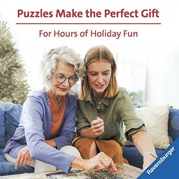 Ravensburger 15987 숲속의 늑대 성인을 위한 1000피스 퍼즐 - 모든 조각은 독특하며 소프트클릭 기술로 조각이 완벽하게 맞습니다.
