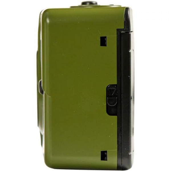 Kodak M35 즉석 카메라 스타터 번들: Kodak GC36 필름 2개 + AAA 배터리 4팩 + 렌즈 청소용 천(올리브 그린)