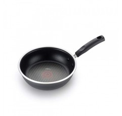 T-fal 시그니처 붙지 않는 프라이팬 8.5인치 오븐 사용 가능 350F 조리기구, 냄비 및 팬, 식기세척기 사용 가능 블랙