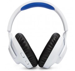 JBL Quantum 910P 오버이어 게이밍 헤드폰 - Playstation 및 기타 콘솔용 - 헤드 트래킹 기능, ANC 및 39시간의 배터리 수명 포함 - 화이트