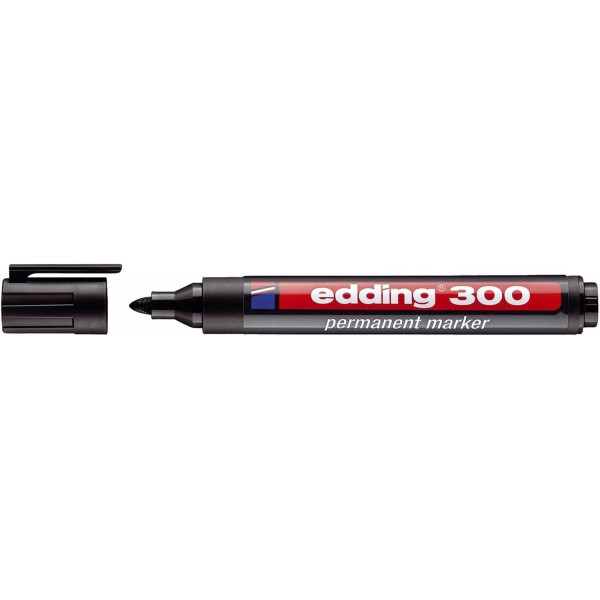 edding Permanent-Marker 300 슈바르츠(50er 팩)