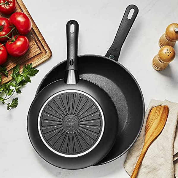 Ballarini Avola 2개 알루미늄 붙지 않는 프라이팬 세트, 이탈리아산