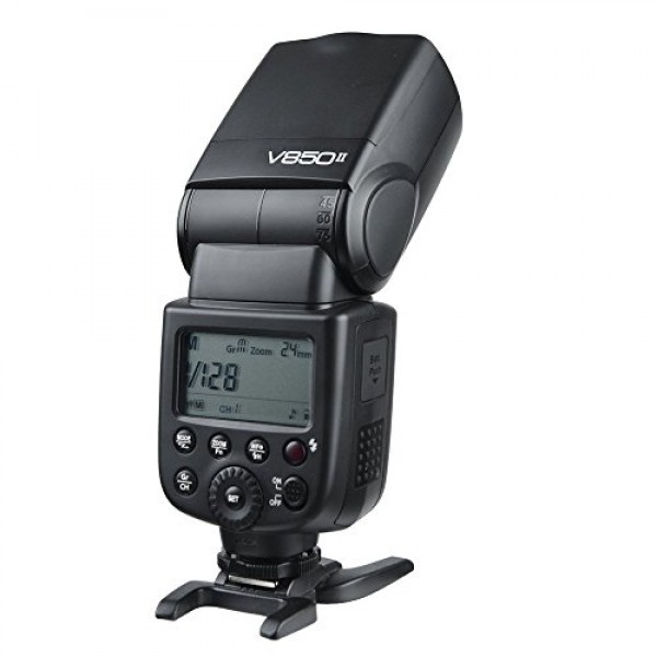Godox V850II GN60 2.4G 1/8000초 고속 동조 플래시 스피드라이트 스피드라이트 및 2000mAh 리튬 이온 배터리, 1.5초 재활용 시간, 650 최대 전력 Canon Nikon Pentax Fuji Olympus Panasonic 카