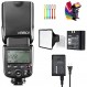 Godox V850II GN60 2.4G 1/8000초 고속 동조 플래시 스피드라이트 스피드라이트 및 2000mAh 리튬 이온 배터리, 1.5초 재활용 시간, 650 최대 전력 Canon Nikon Pentax Fuji Olympus Panasonic 카