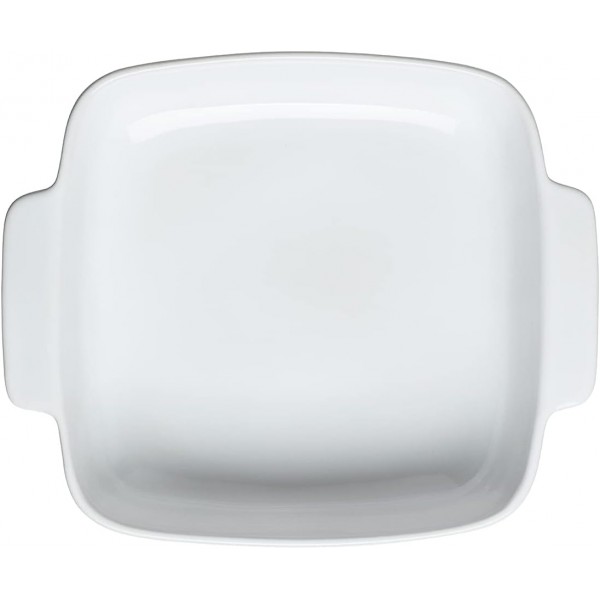 Pyrex 8013109 시그니처 스퀘어 세라믹 오븐 접시 22 x 22 cm 화이트 스퀘어 22 x 22 cm 화이트