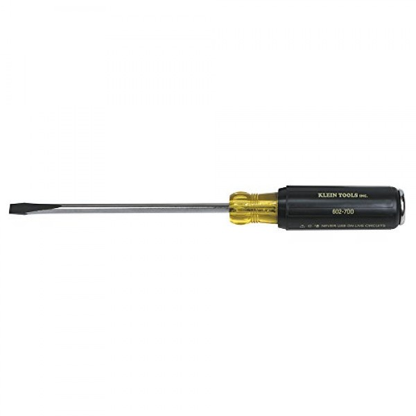 Klein Tools 602-7DD 5/16인치 키스톤 철거 드라이버, 7인치 생크, 미국산