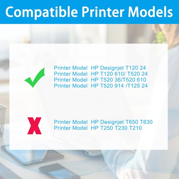 LCL 호환 잉크 카트리지 711XL 711 XL CZ132A 안료(2노란색) HP Designjet T120 24 T120 610 T520 24 T520 36 T520 610 T520 914 T125 23 T552 T5