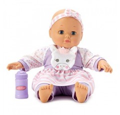 Madame Alexander, 14 Baby Cuddles 유니콘 점퍼(병 포함) 보라색 유니콘 밝은 피부 톤