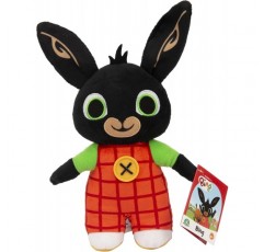 Giochi Preziosi Bing 플러시 장난감 귀와 수 놓은 얼굴 세부 정보가있는 약 25cm Bing 캐릭터 부드러운 플러시가 나이를 빼앗아 가다 0+ 개월 BNG01A03