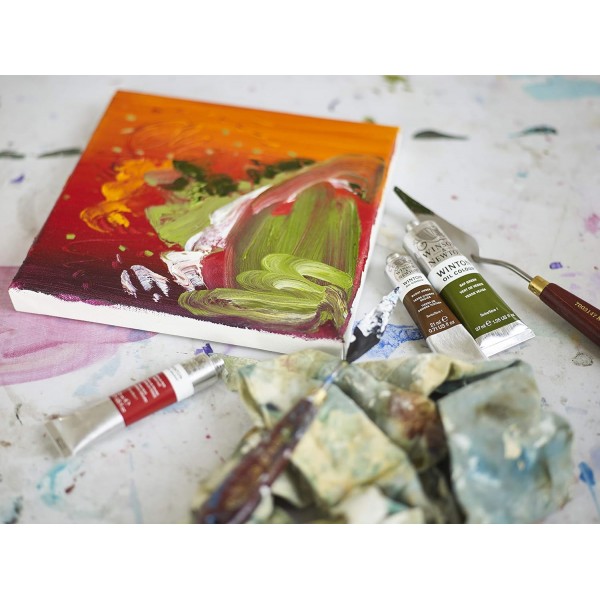 Winsor & Newton 1414696 Winton, 고품격 오일 컬러 - 37ml 튜브의 균일한 점도, 내광성, 높은 불투명도, 풍부한 컬러 피그먼트 - Viridian shade Viridian shade Winton 오일 컬러 - 37ml 튜브