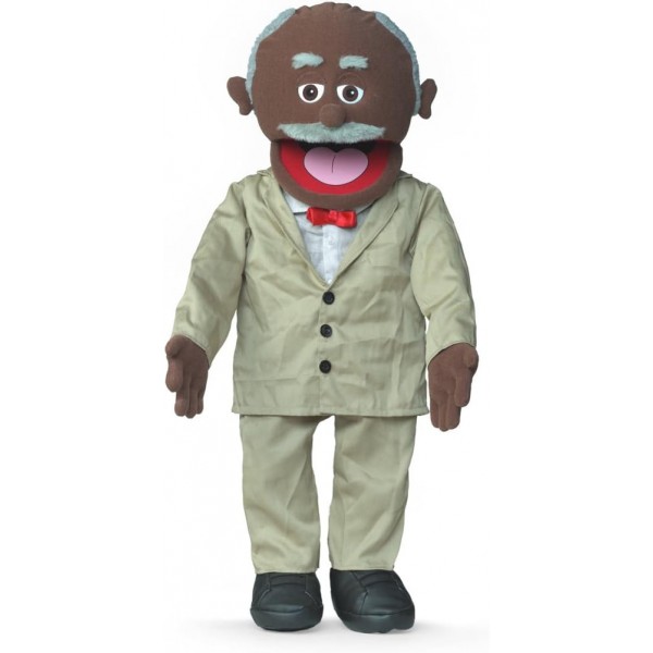 Pops 아프리카계 미국인 전문 인형 아동용 다리 탈착식 장난감, Silly Puppets의 30인치