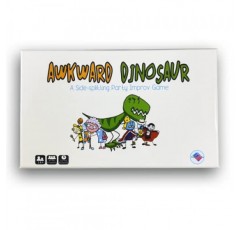 가족의 밤, 드라마 교실, 그룹 데이트를 위한 어색한 공룡 옆으로 쪼개지는 파티 즉흥 카드 게임 by Tri-Pop Games