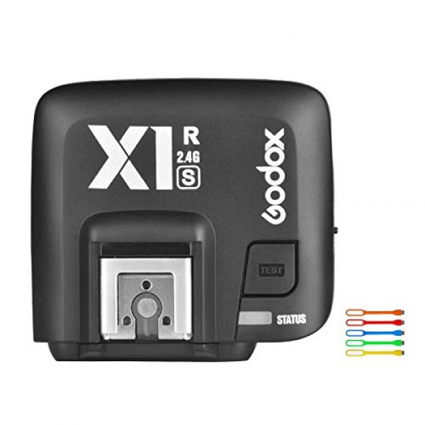 Godox X1R-S 2.4G TTL 고속 동기화 무선 원격 플래시 수신기 CONXTRUE USB LED(X1R-S 수신기)가 장착된 소니 카메라와 호환 가능