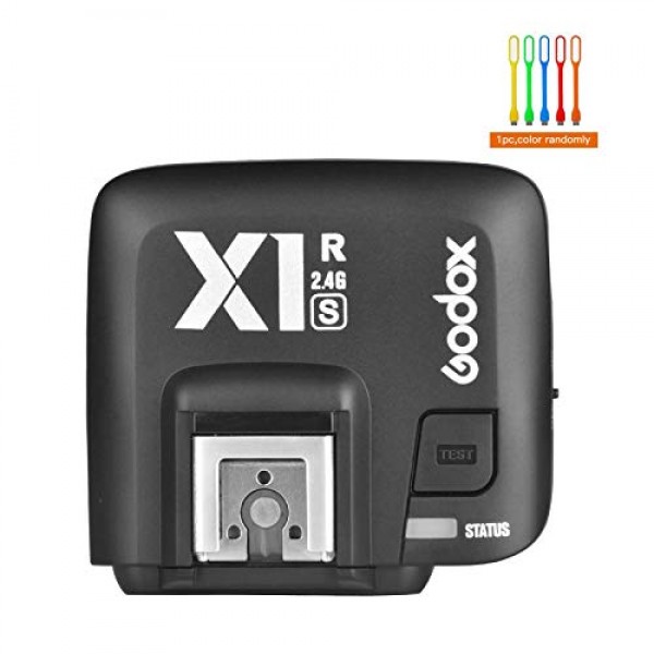 Godox X1R-S 2.4G TTL 고속 동기화 무선 원격 플래시 수신기 CONXTRUE USB LED(X1R-S 수신기)가 장착된 소니 카메라와 호환 가능