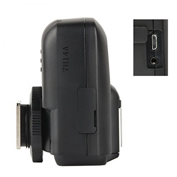 Godox X1R-S 2.4G TTL 고속 동기화 무선 원격 플래시 수신기 CONXTRUE USB LED(X1R-S 수신기)가 장착된 소니 카메라와 호환 가능