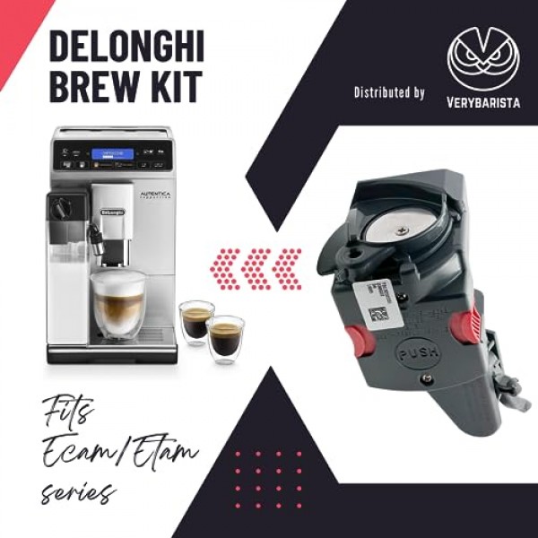 Delonghi ETAM 및 ECAM 완전 자동 모델용으로 제작된 인퓨저 추출 장치. 부품 번호 7313251451